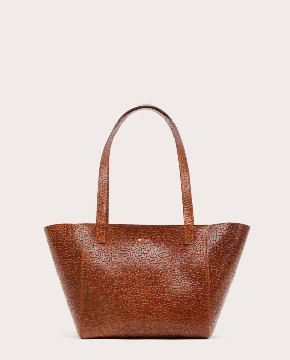 Torba ESTE Regular Zip Shopper Bag Mosaic Brown-1