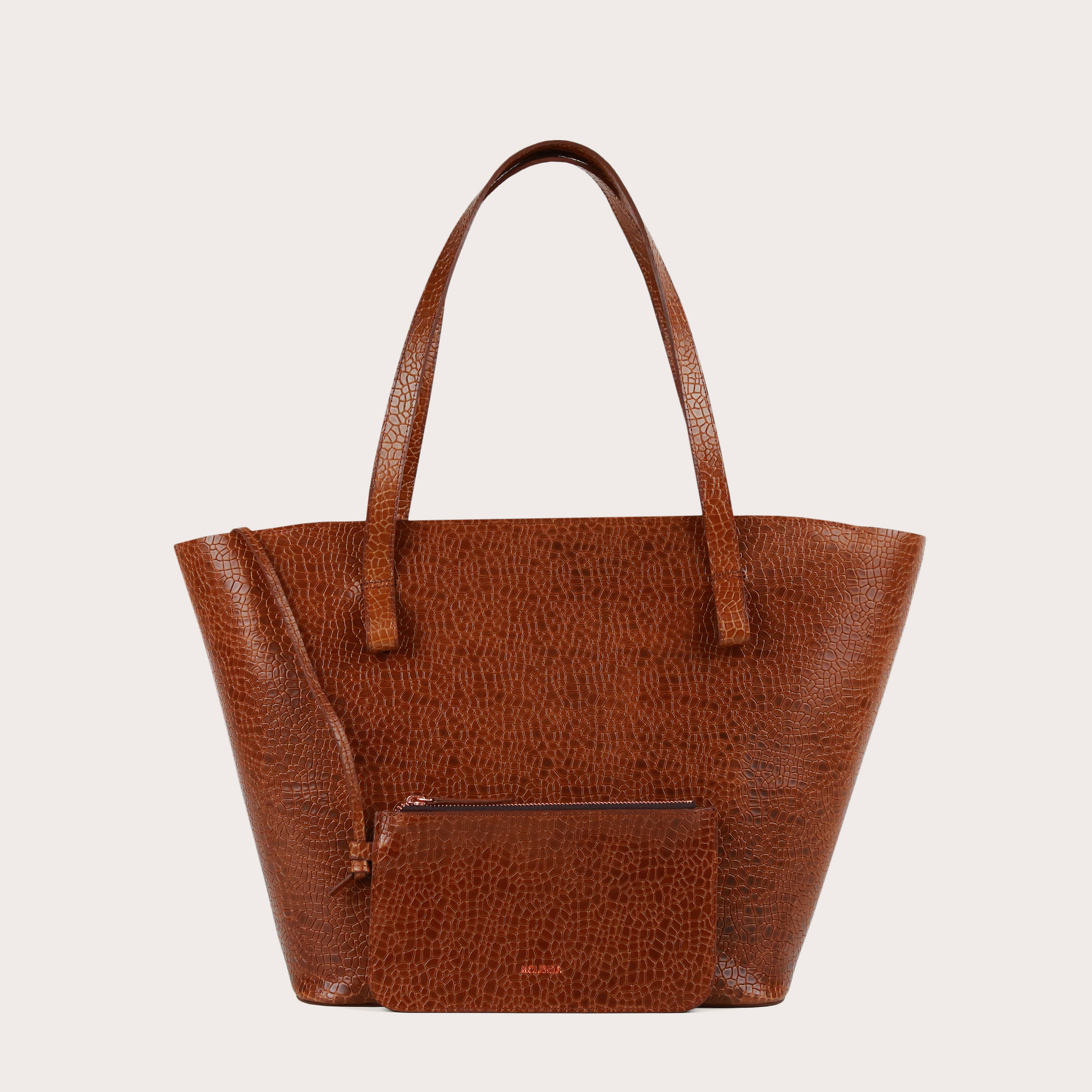 punta shopper bag mosaic brown_2