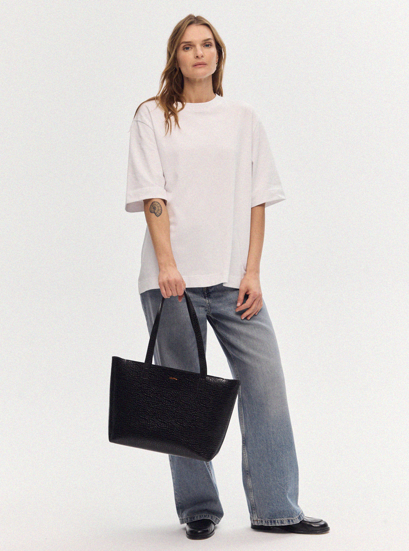 BASIC Shopper Bag Mosaic Black - Image 6