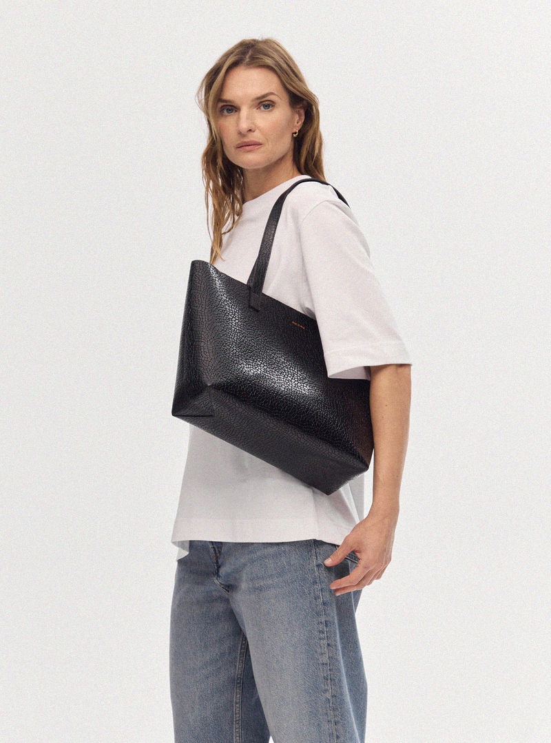 BASIC Shopper Bag Mosaic Black - Image 7