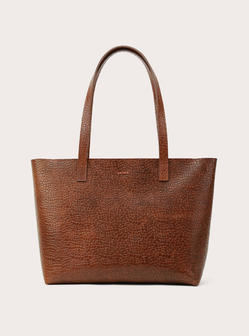 BASIC Shopper Bag Mosaic Brown