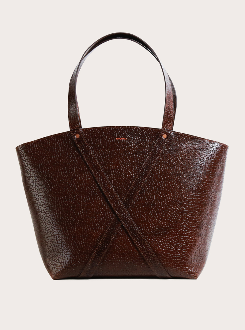 BONDIA Weekender Bag Mosaic Dark Brown