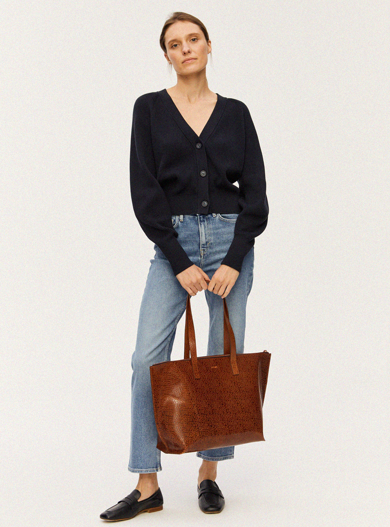 CALMA Shopper Bag Mosaic Brown - Image 5