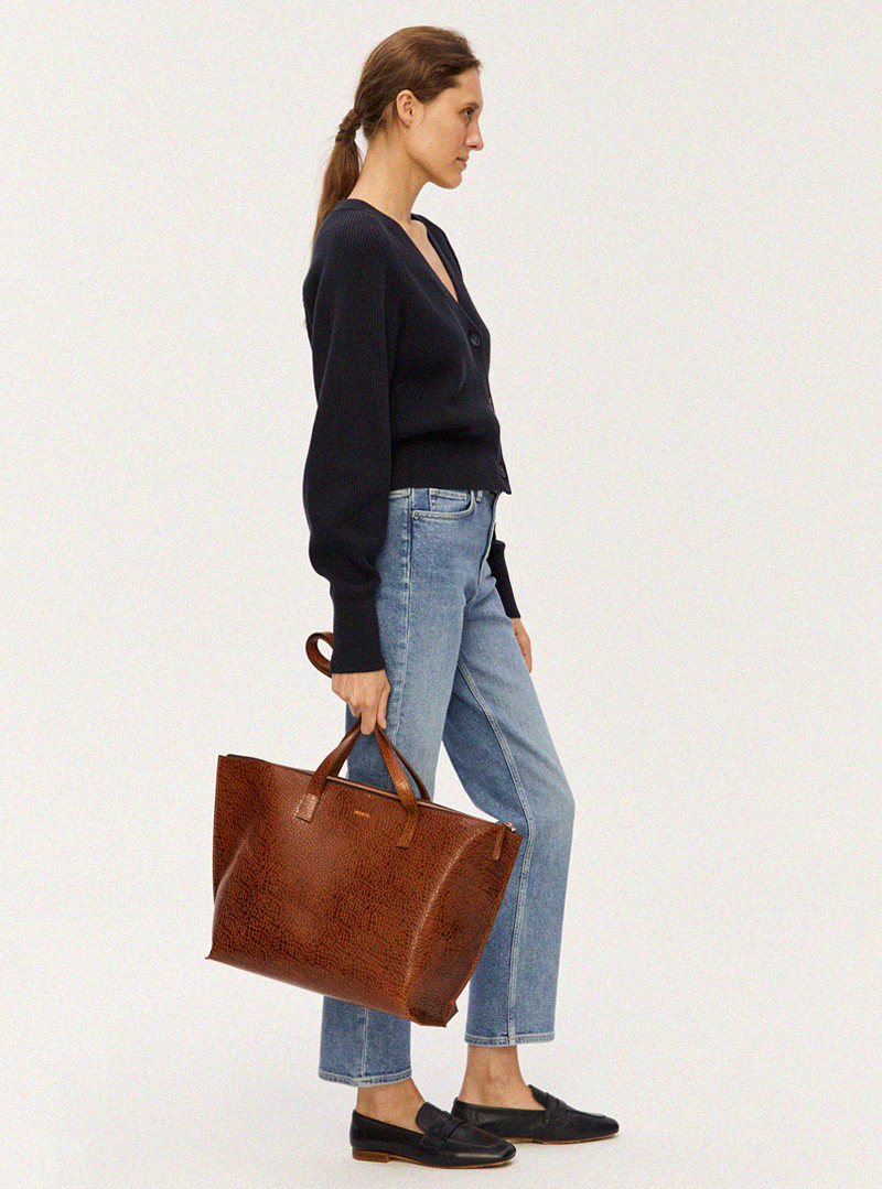 CALMA Shopper Bag Mosaic Brown - Image 6