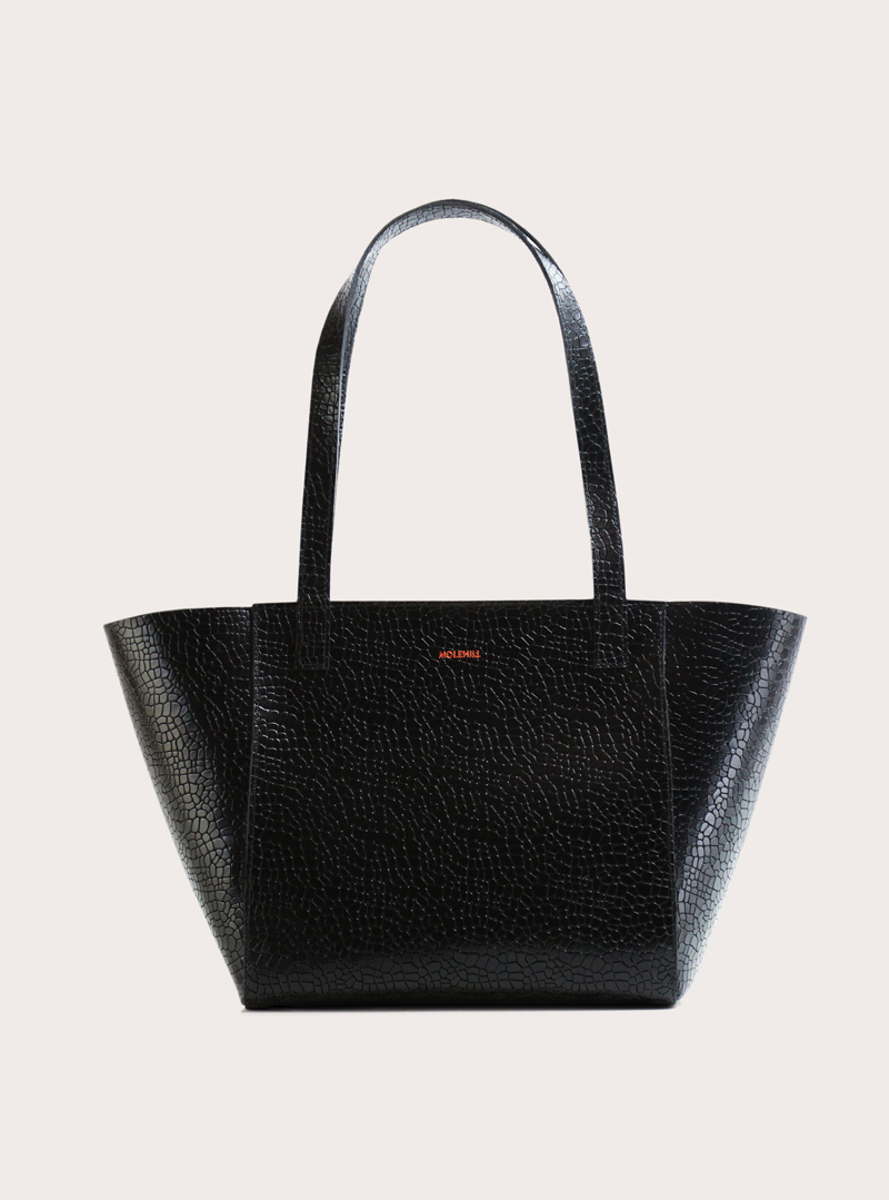 ESTE Regular Zip Shopper Bag Mosaic Black