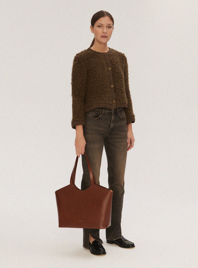 ORA Shopper Bag Light Brown - obrazek 3