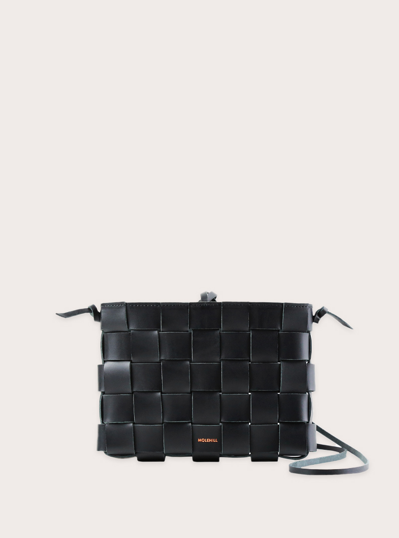 PANE Crossbody Woven Bag Black