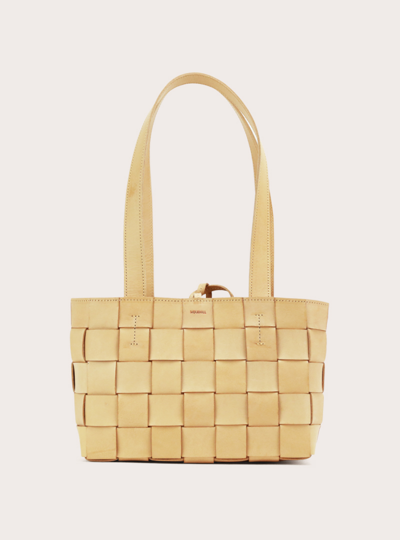 PANE Small Shopper Woven Bag Natural