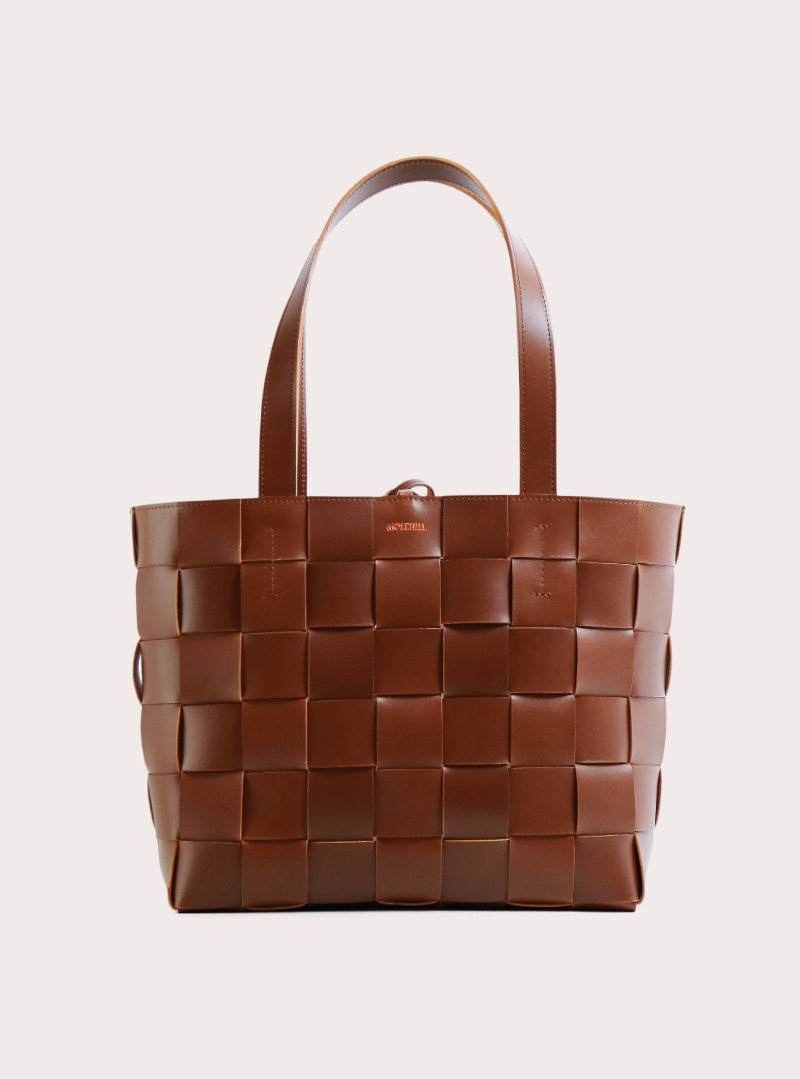 PANE Tote Woven Bag Light Brown