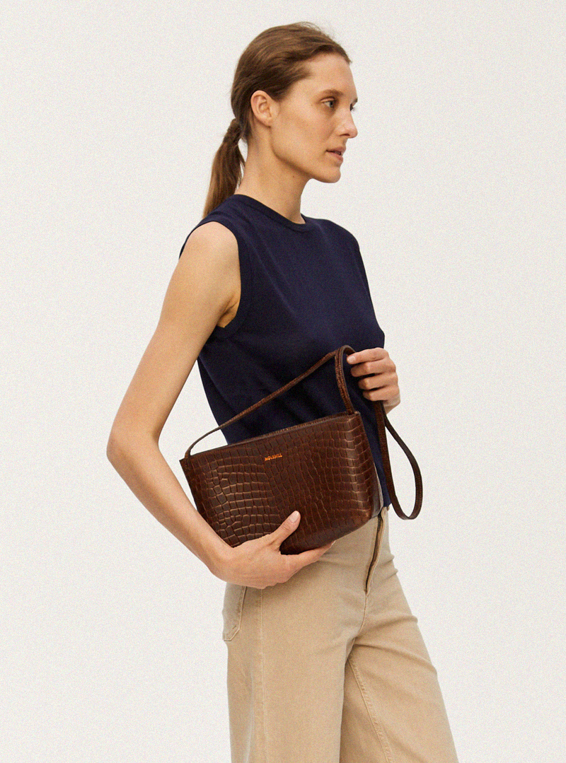POYA Crossbody Bag Croco - Image 2