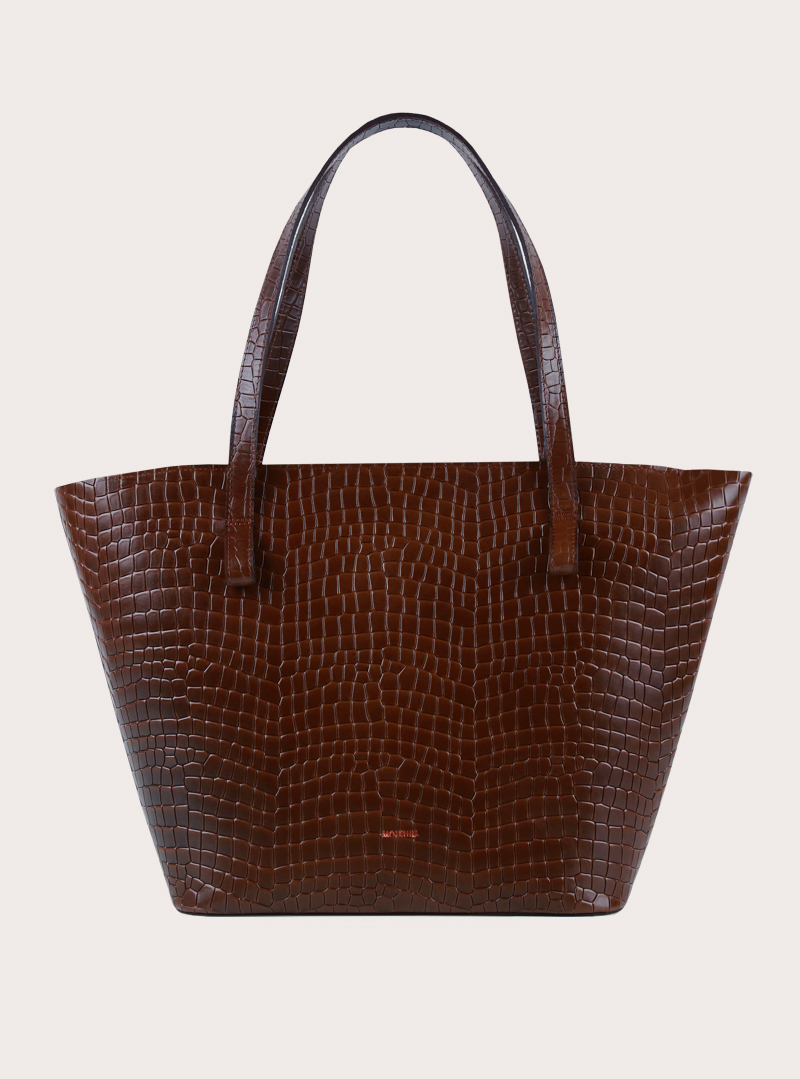 PUNTA Shopper Bag Croco