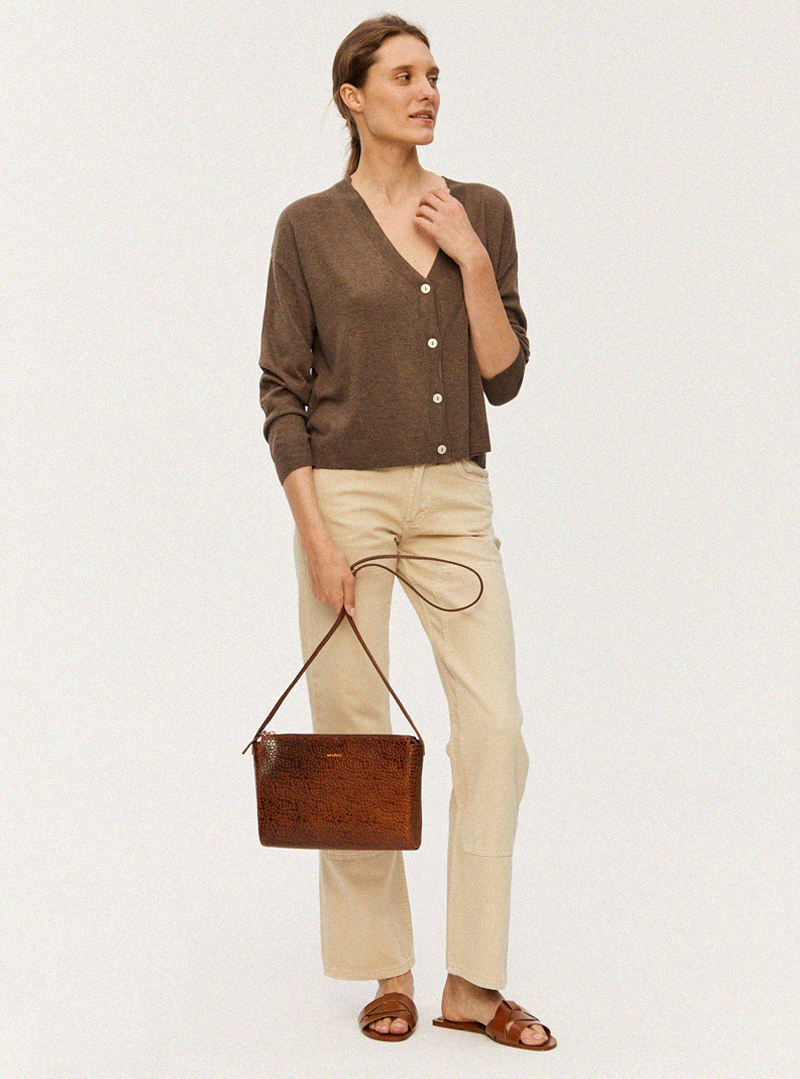 SUR Crossbody Bag Mosaic Brown - Image 8