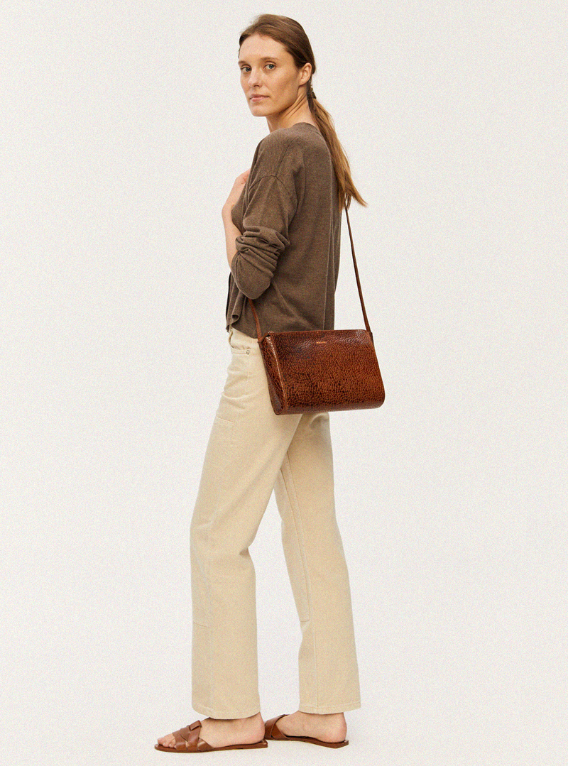 SUR Crossbody Bag Mosaic Brown - Image 4