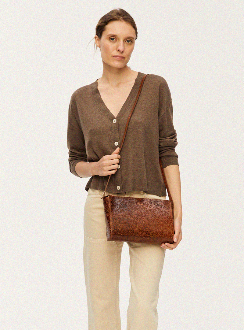SUR Crossbody Bag Mosaic Brown - Image 3
