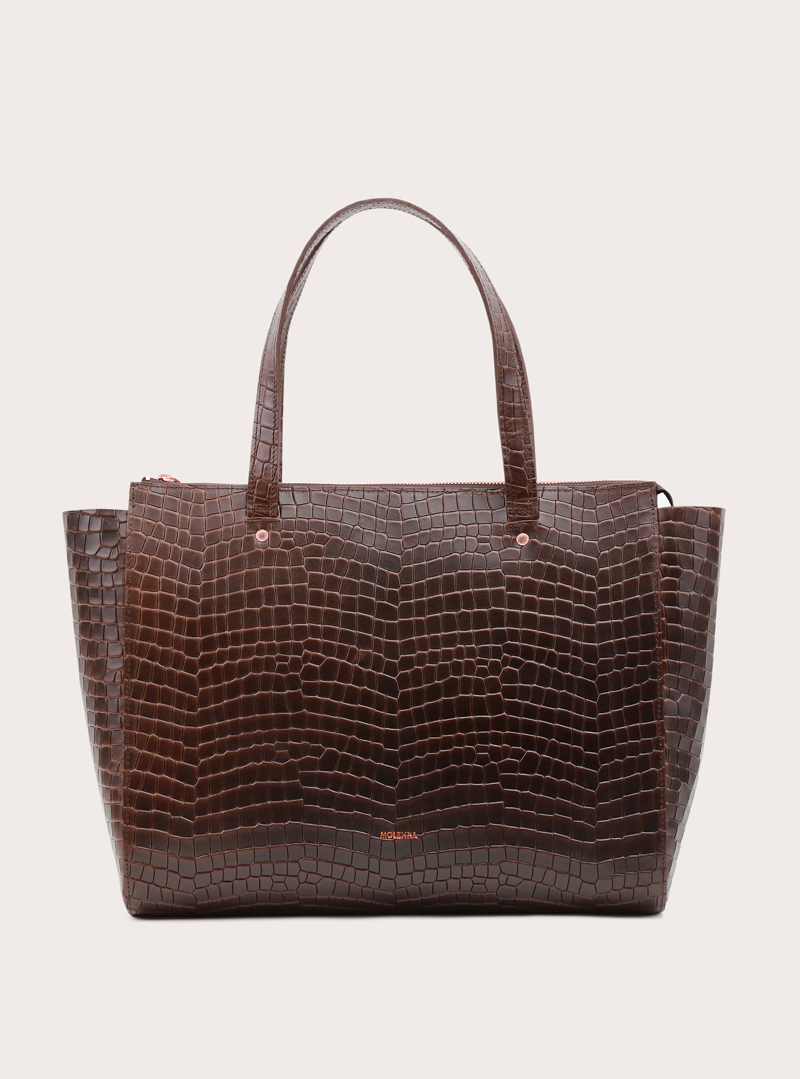 SUR Medium Everyday Bag Croco