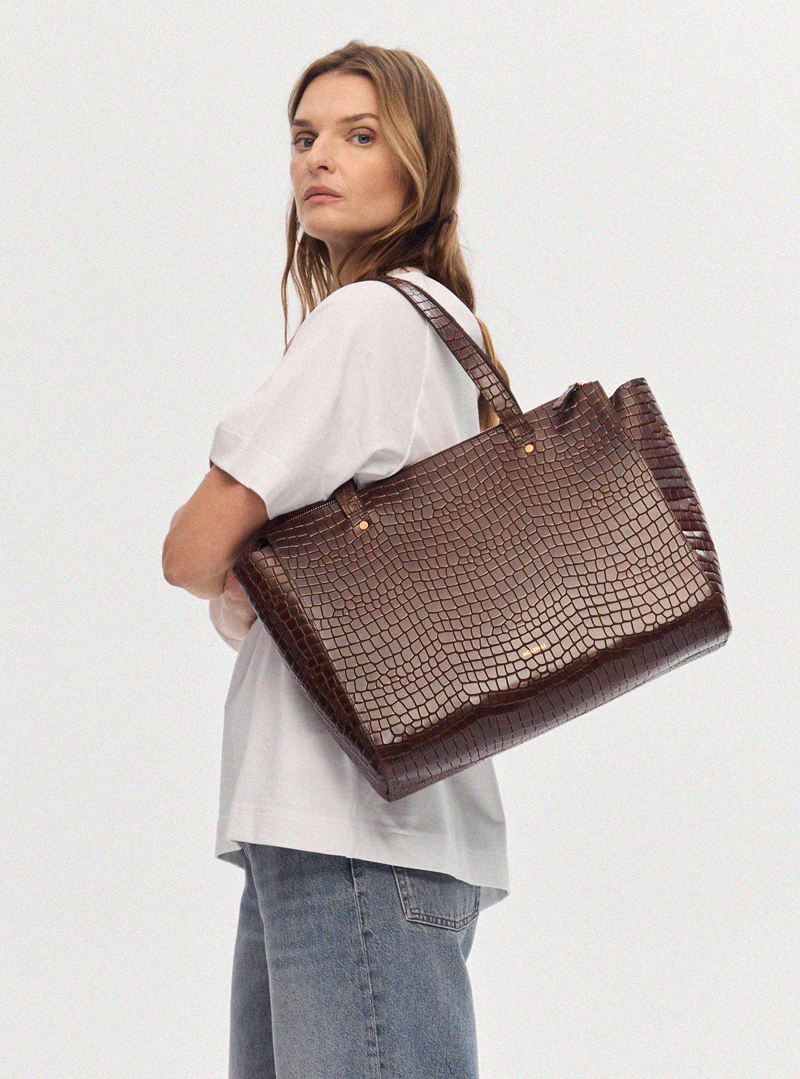 SUR Medium Everyday Bag Croco - Image 2