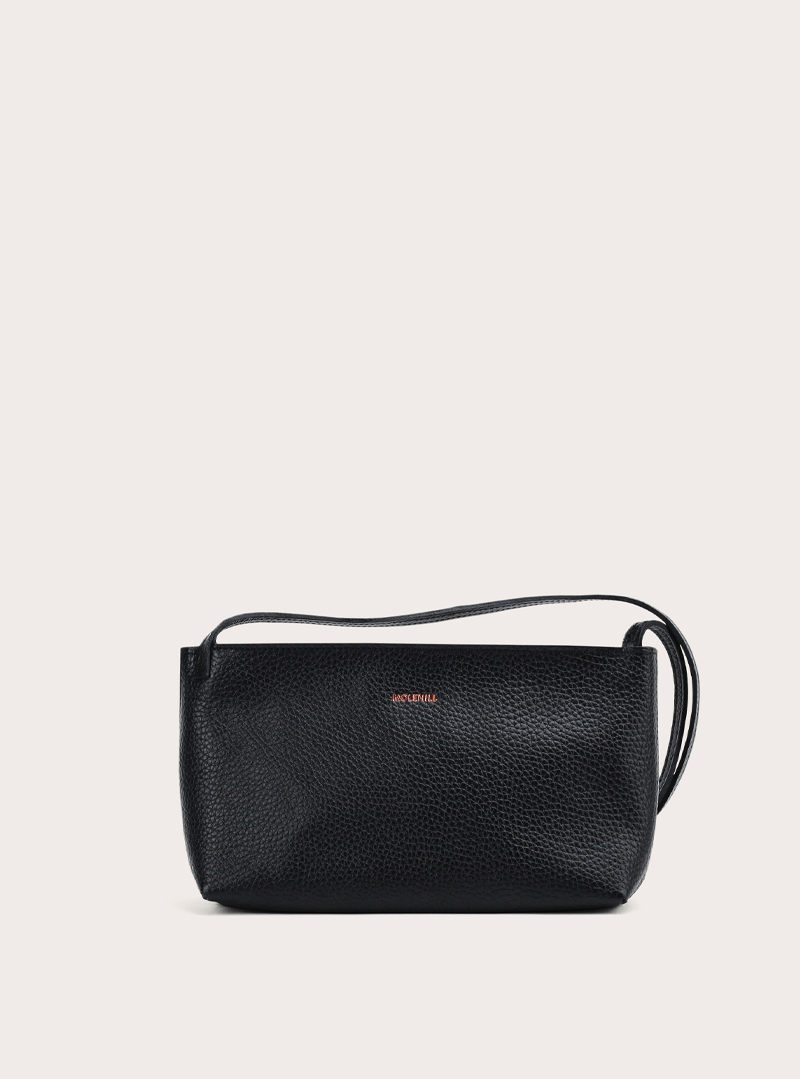 POYA Crossbody Bag Grained Black