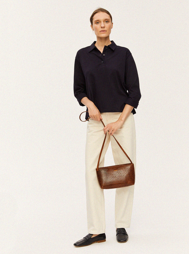 POYA Crossbody Bag Mosaic Brown - Image 7