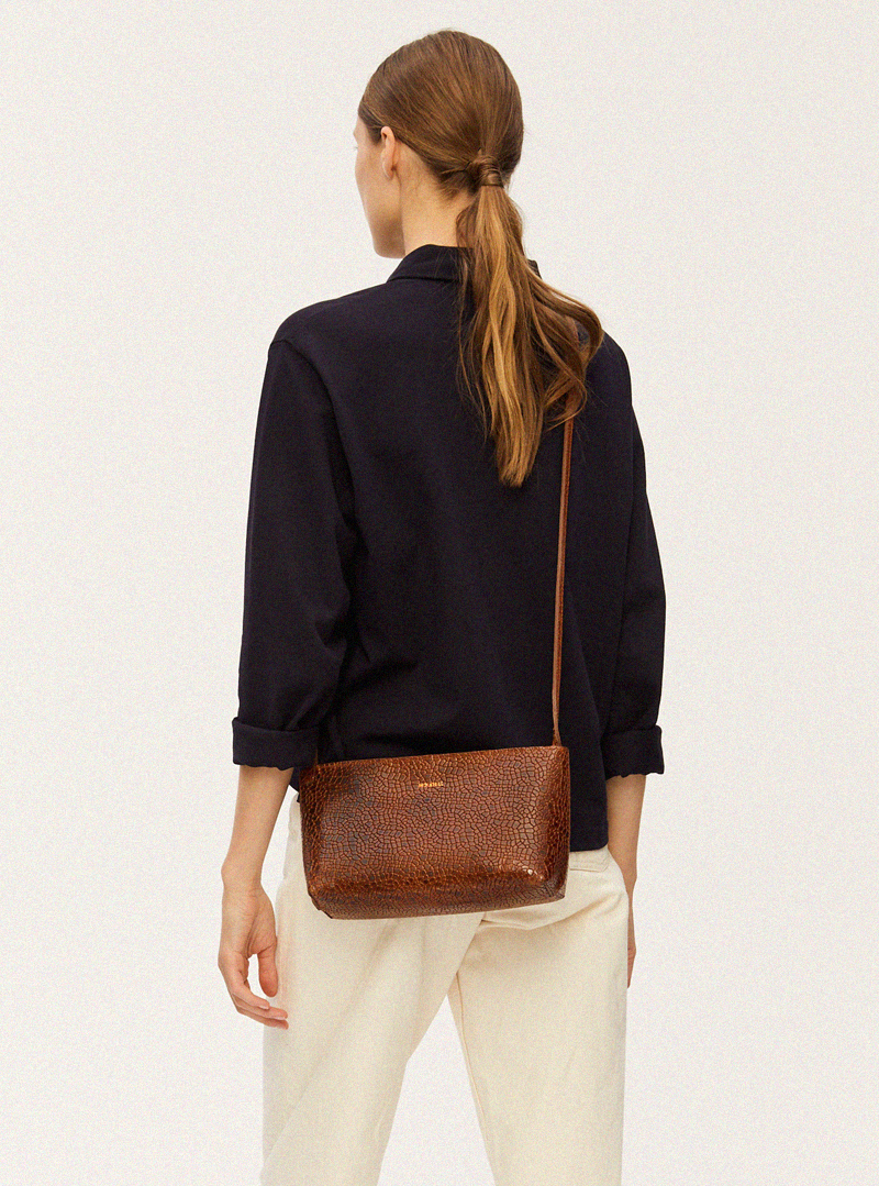 POYA Crossbody Bag Mosaic Brown - Image 4