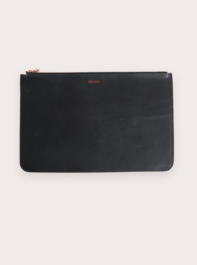 BROMO Black Kopertówka Etui 11’’ Czarny Suwak Sample Sale