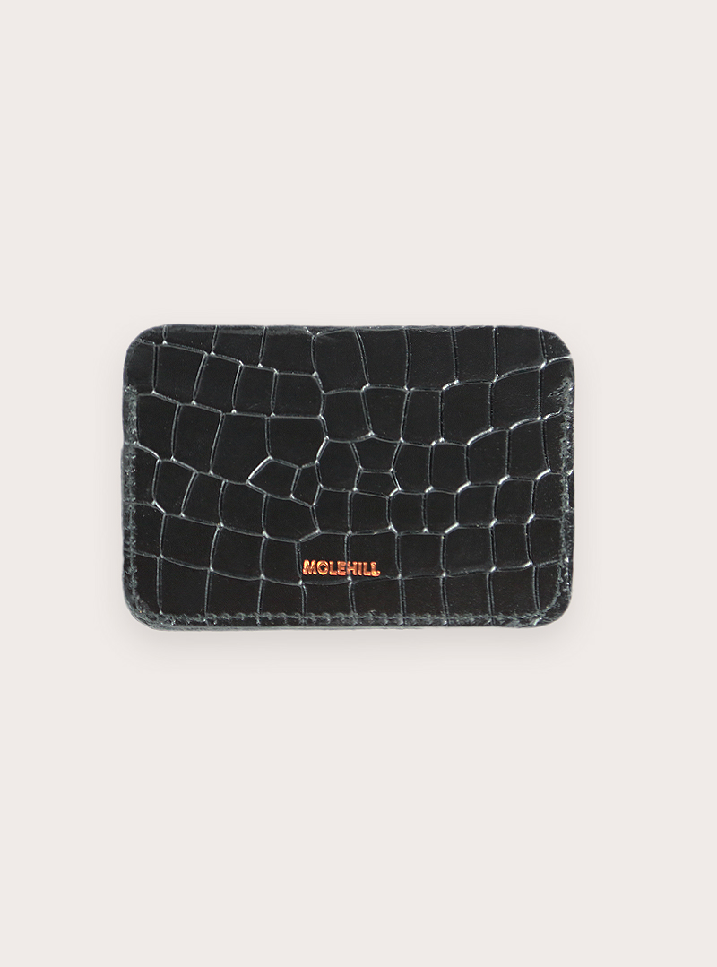 Etui Na Karty Croco Black Sample Sale