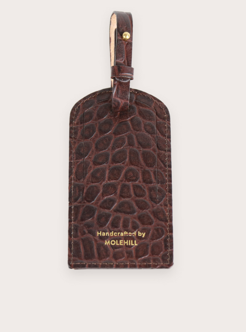 Travel Tag Croco Brown Special Edition 2 Prototyp