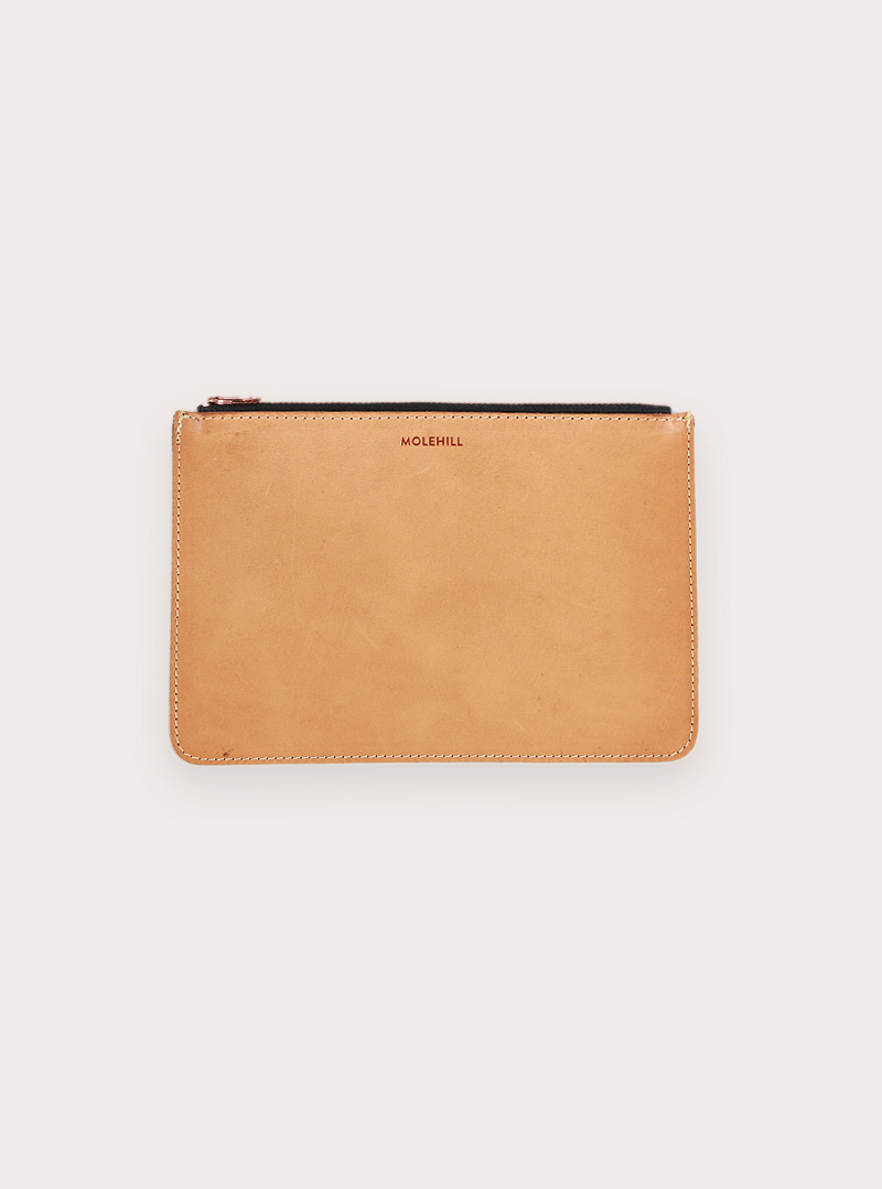 HEIMA Natural Saszetka Czarny Suwak Sample Sale