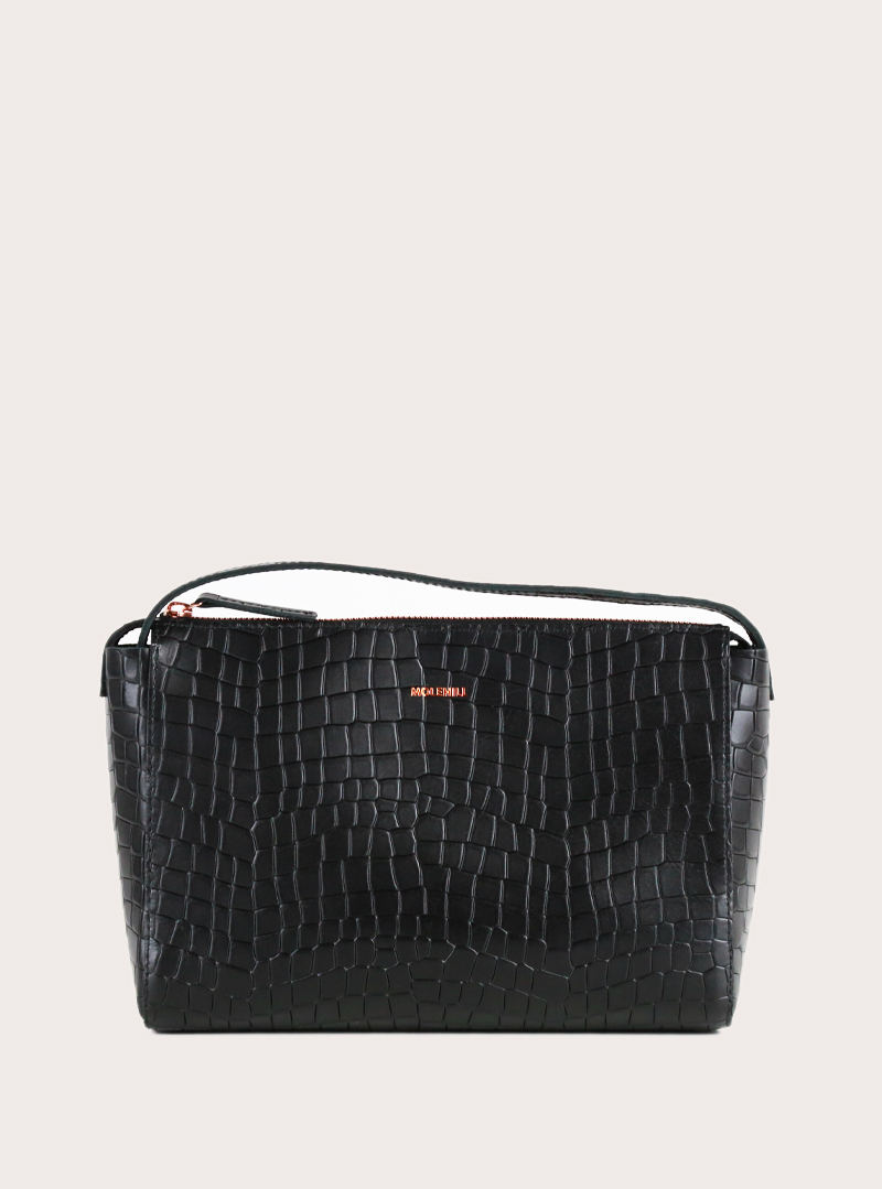 SUR Crossbody Bag Croco Black Sample Sale