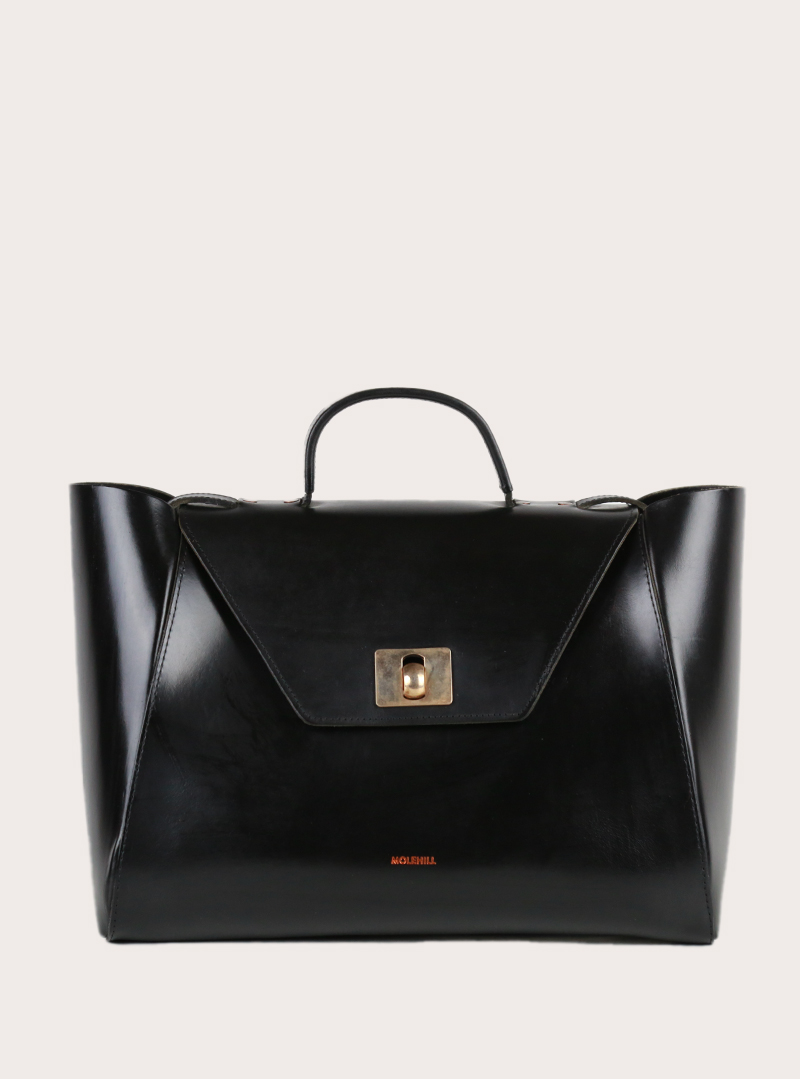 HEIDA Medium Top Handle Bag Black Prototyp