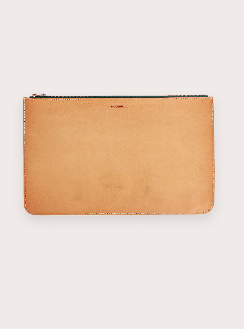 BROMO Natural Kopertówka Etui 11’’ Zielony Suwak Sample Sale 1