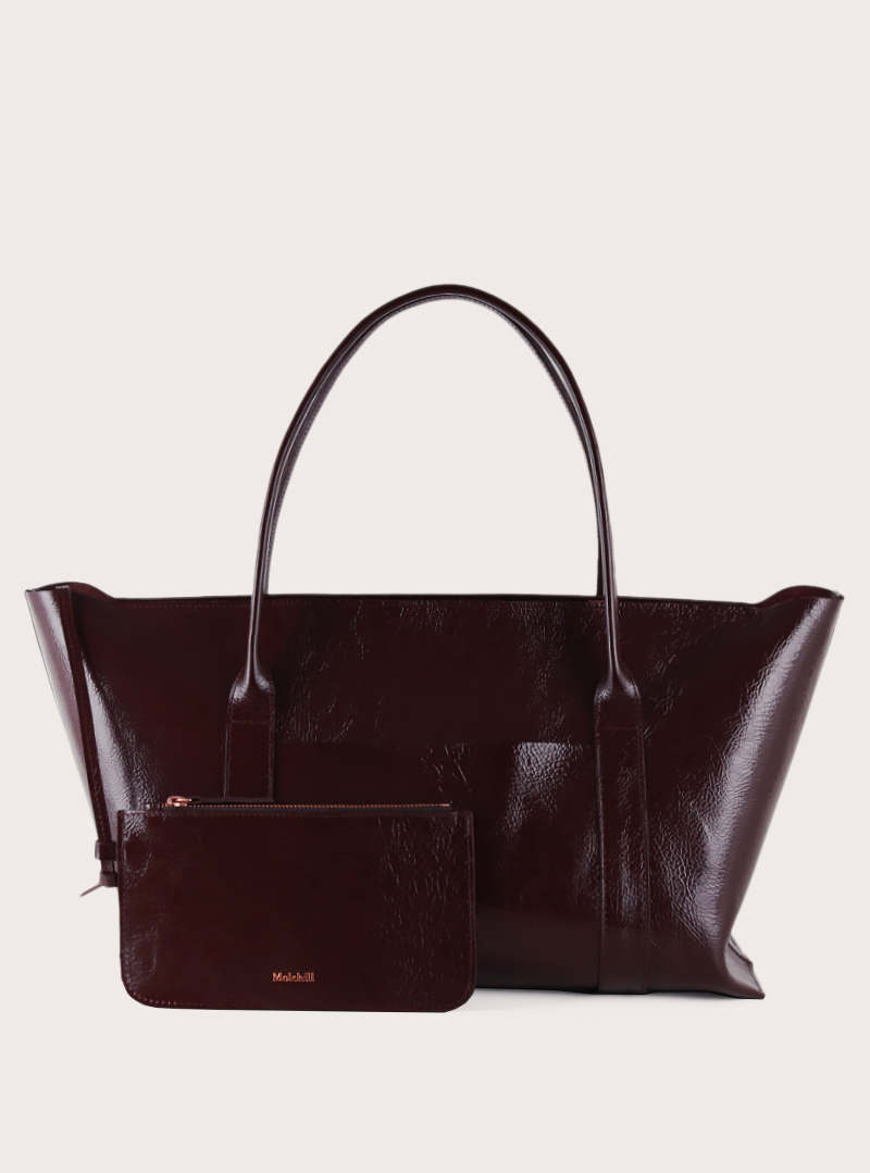 SONO Shopper Bag Shiny Chianti - obrazek 2
