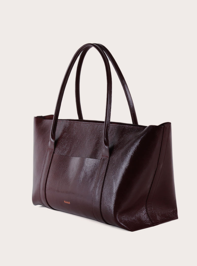 SONO Shopper Bag Shiny Chianti - obrazek 3