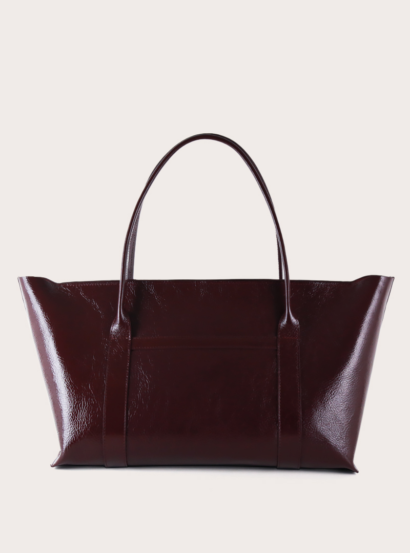 SONO Shopper Bag Shiny Chianti - obrazek 4